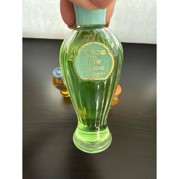 Vintage Bourjois Cologne Trio: 3 bottles 1 fl oz ea. Moontide, Frosty Mist, and - Picture 5 of 6